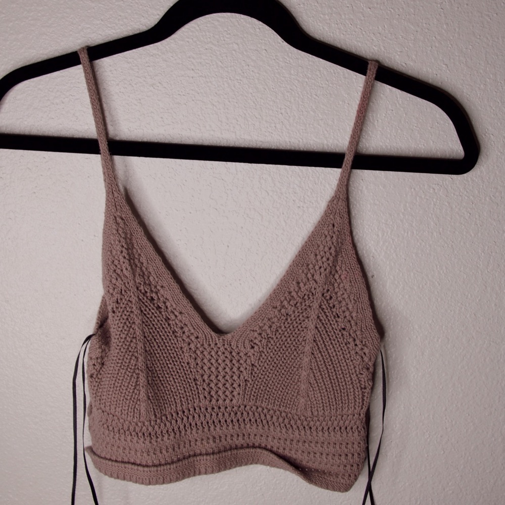 Purple Crochet Top